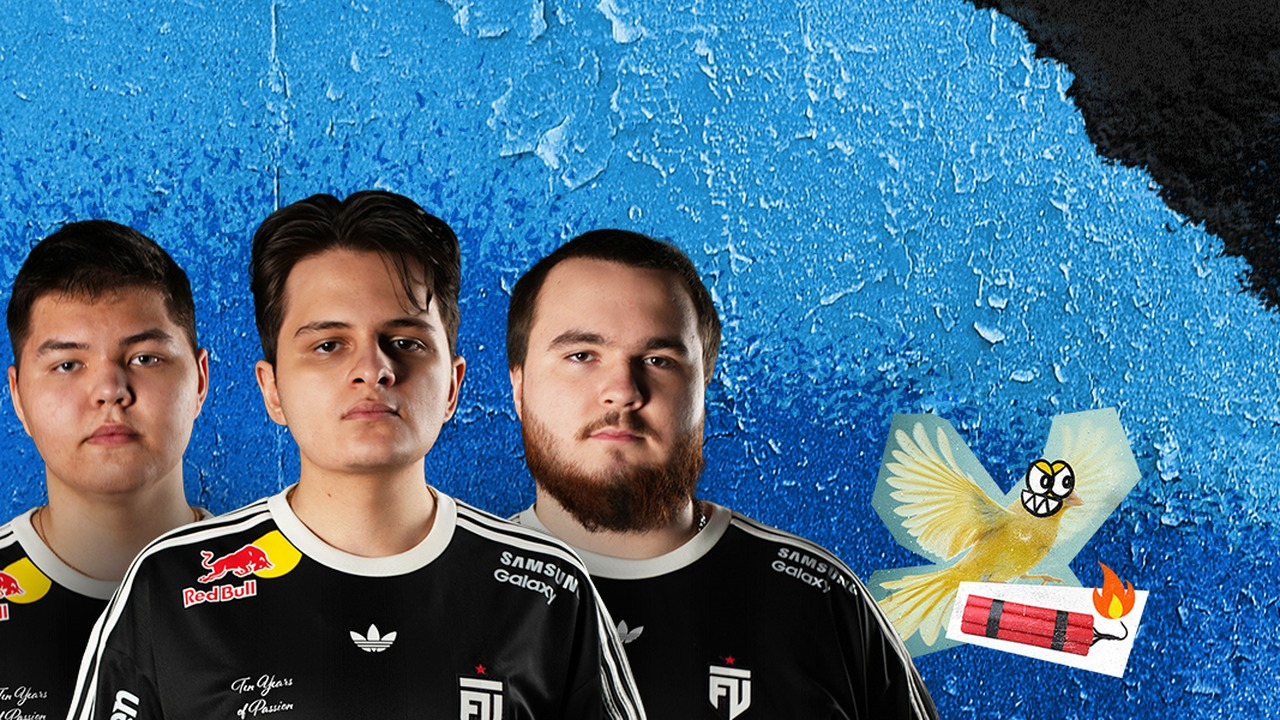 Drei FUT Esports Brawl Stars Spieler stehen zusammen
