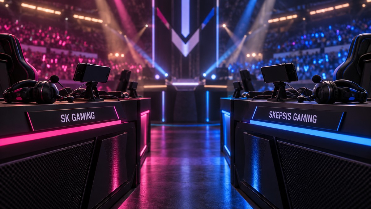 Mobila esportlagstationer för SK Gaming mot Skepsis Gaming