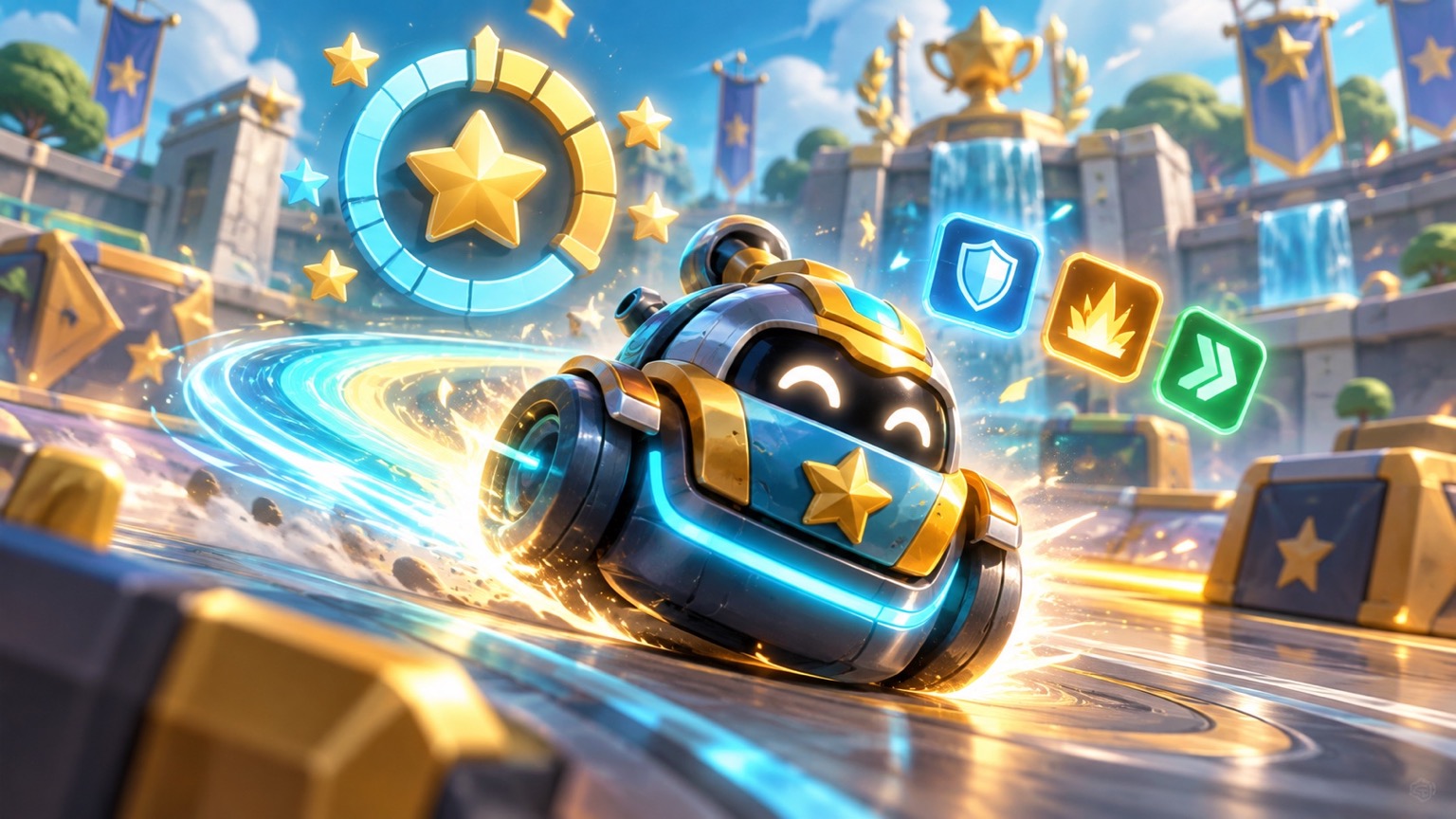 Bolt collecting stars with strong win pick and Star Player indicators in Bounty