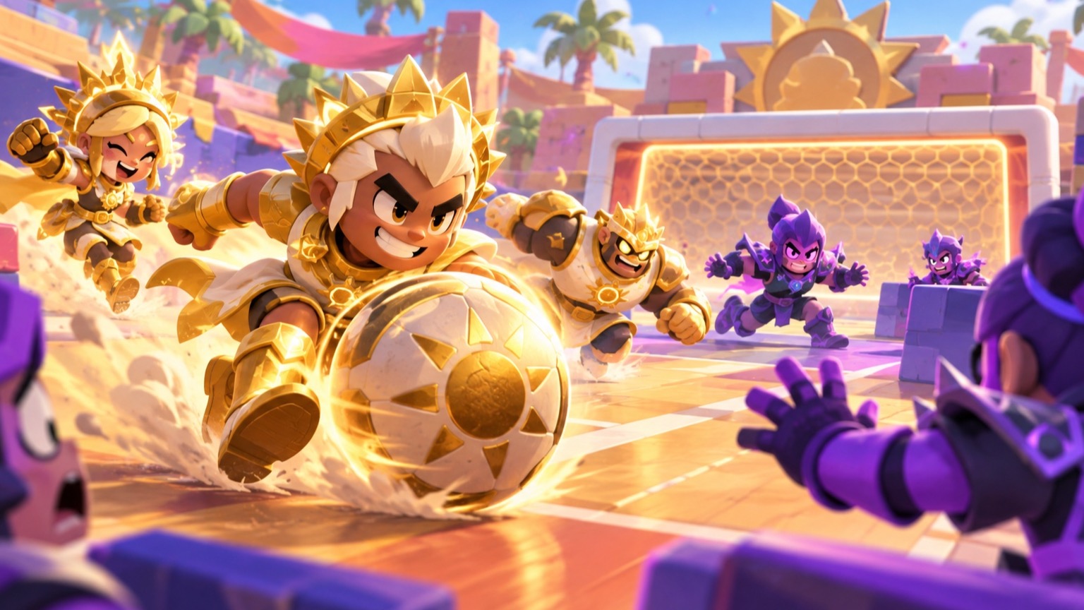 OLIMPO が GLXY Gaming との練習中にブロールボールのレーンを突破