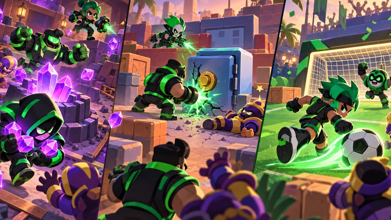 Gem Grab Heist og Brawl Ball-paneler favouriserer LOUD under scrim-træning