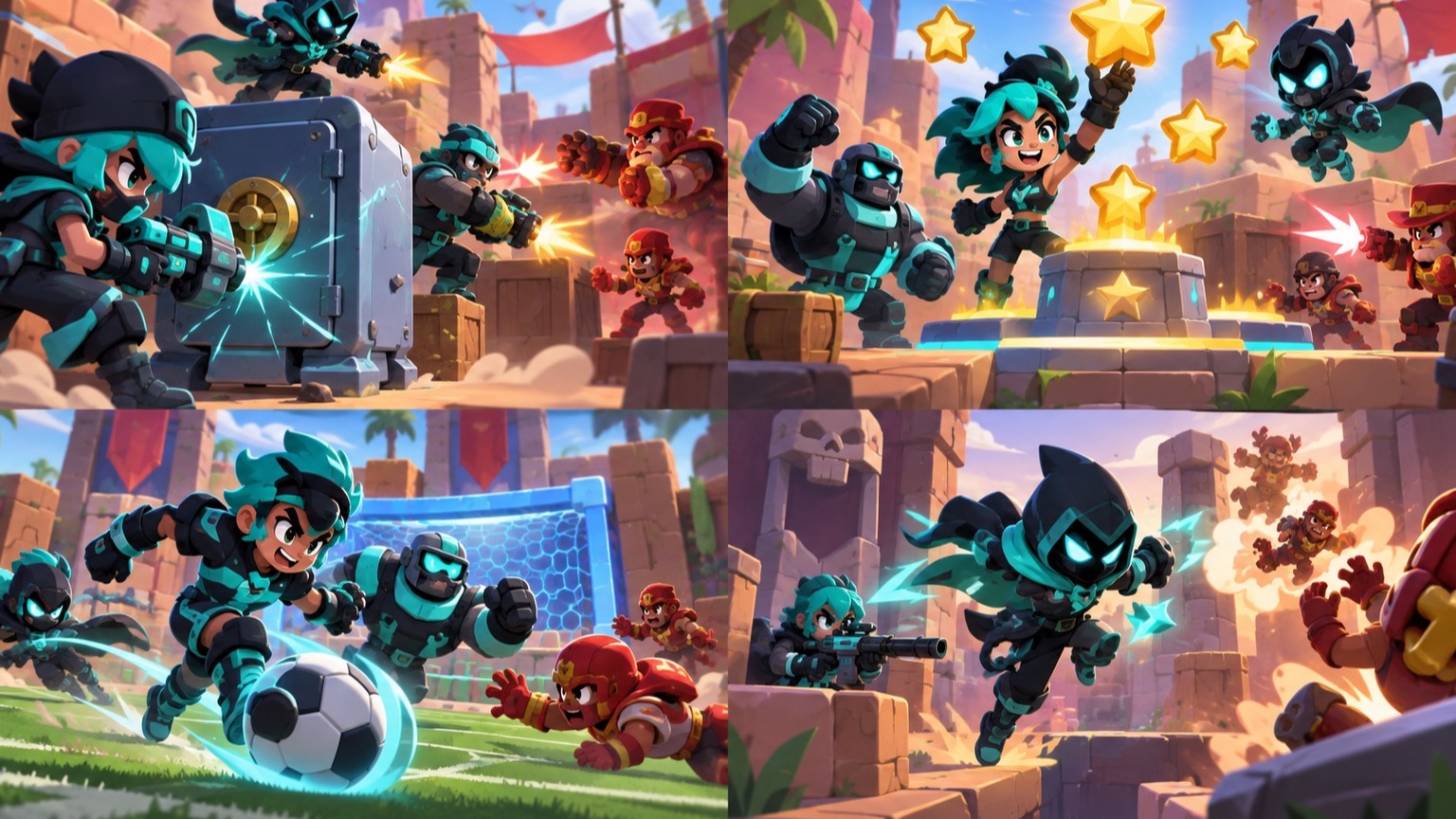 Heist Bounty Brawl Ball och Knockout-paneler som föredrar TE i praktiken