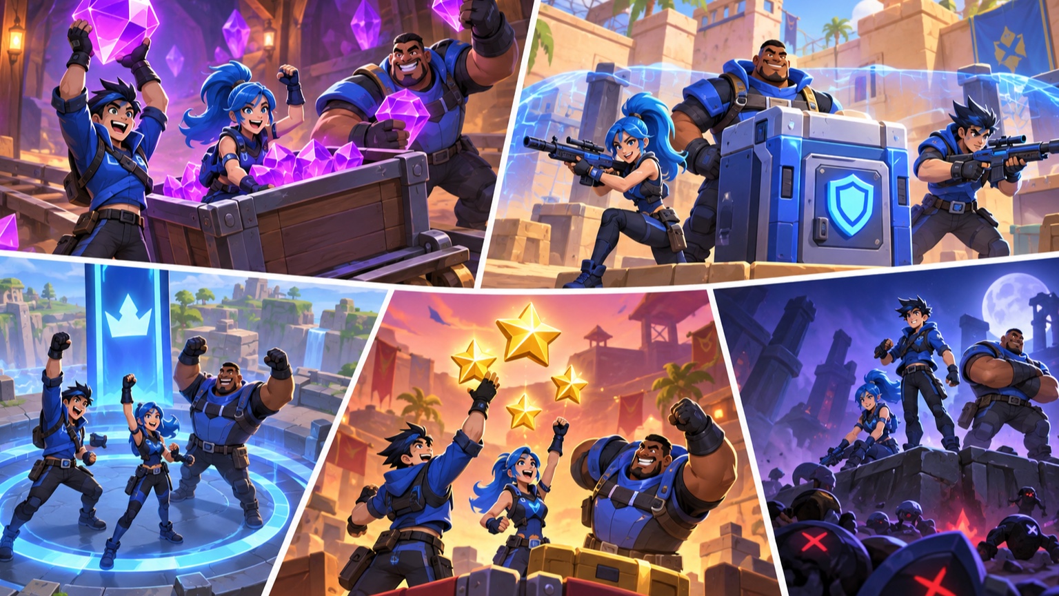 Vijf Brawl Stars-moduspellen die Team Heretics in elke rij voorop laten staan