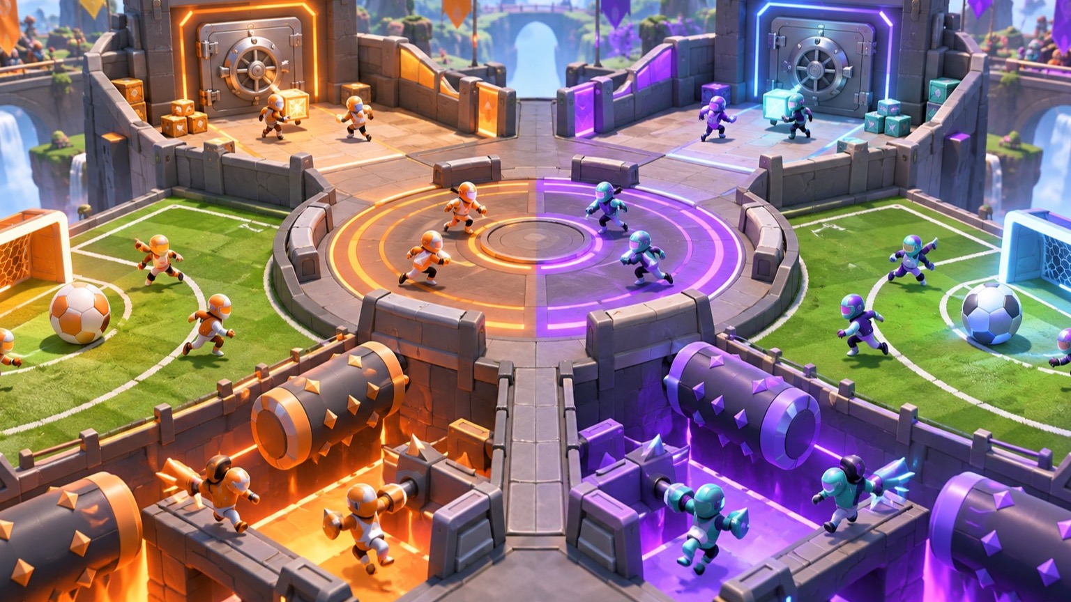 TH와 NOVO가 Heist Hot Zone Knockout 및 Brawl Ball 연습 행을 균등하게 나누다