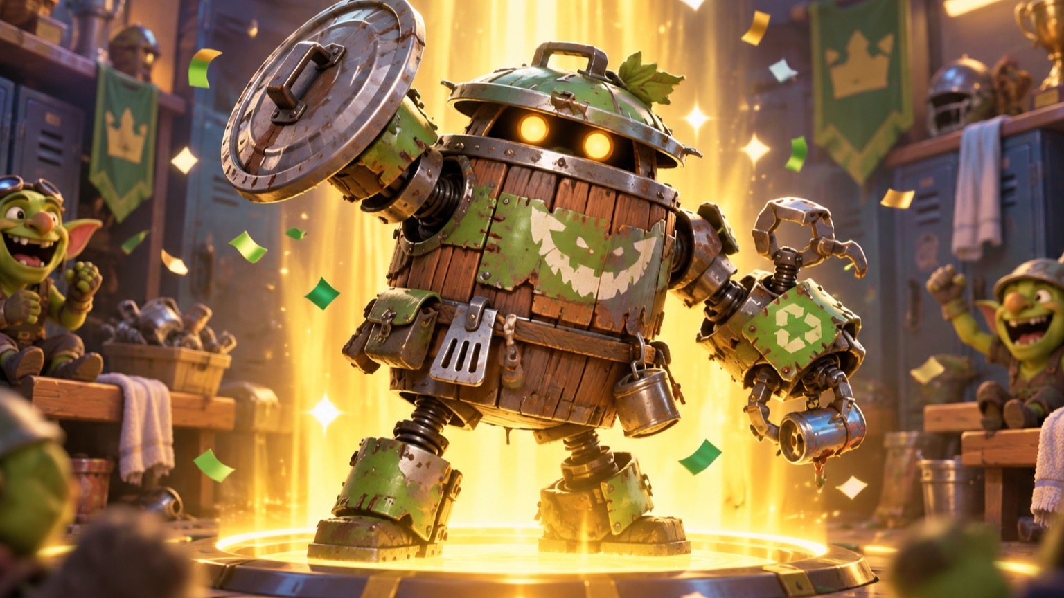 올바른 추천 상점 상품을 수령한 후 해금된 Trash Goblin Darryl