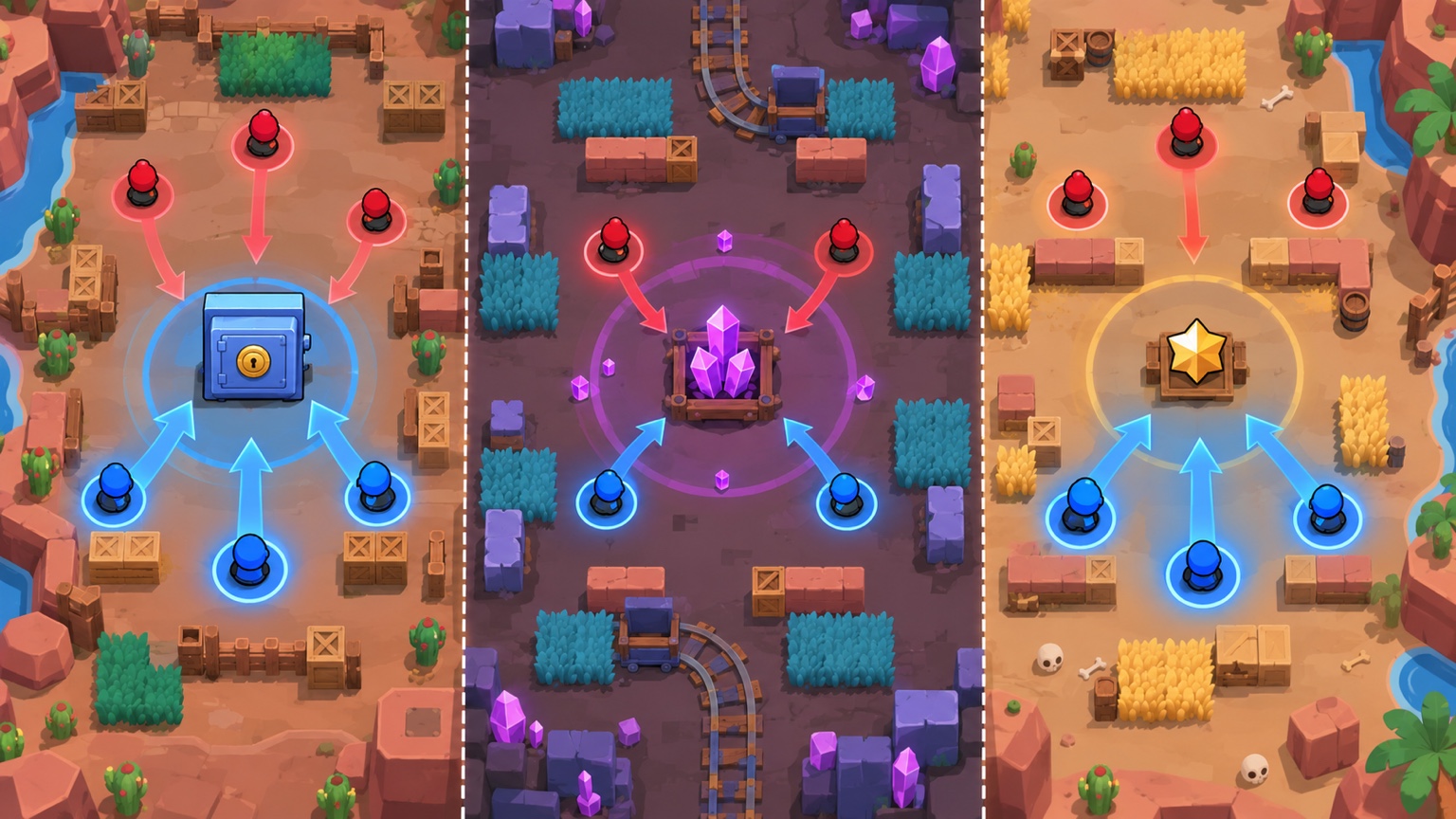TE och TRIBE lägesresultat över Gem Grab Heist och Bounty