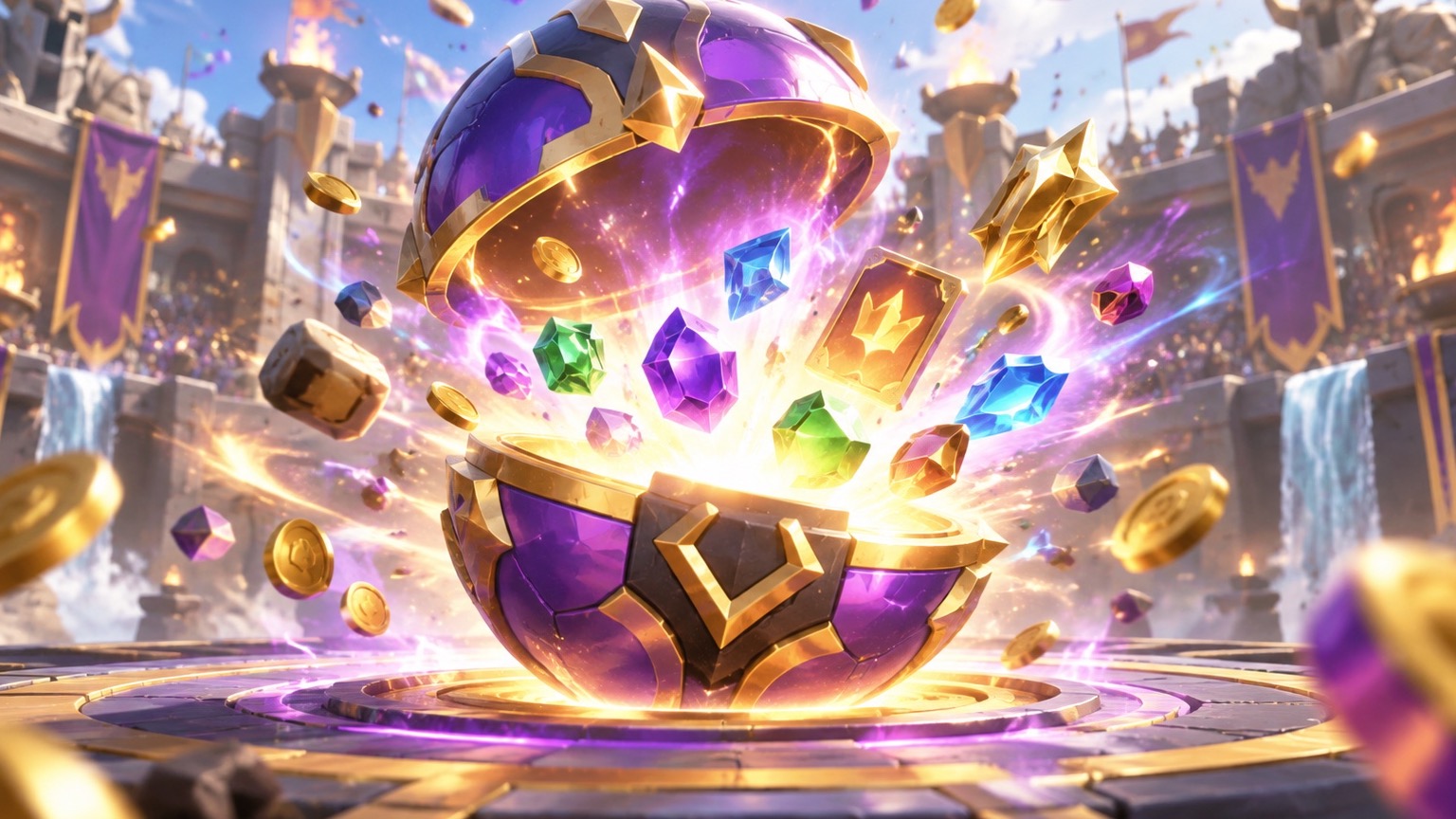 A colorful Chaos Drop opening inside Brawl Stars after the reward is claimed