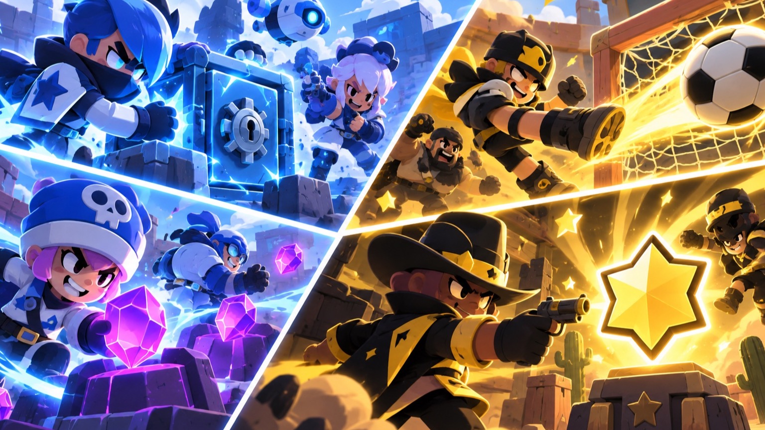 Heist and Gem Grab advantages contrasted with Brawl Ball and Bounty swings