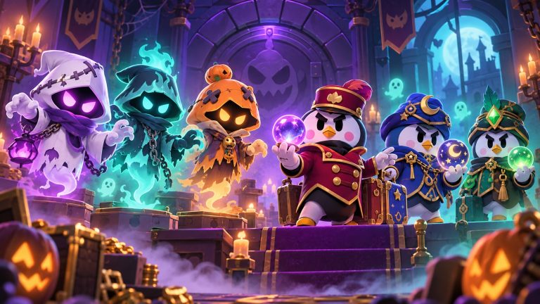 Brawl-O-Ween Pass Pairs Shade and Mr. P